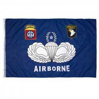 Vlajka Airborne modrá