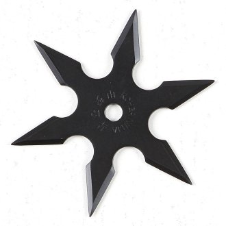 Hvězdice NINJA černá - 6 cípů